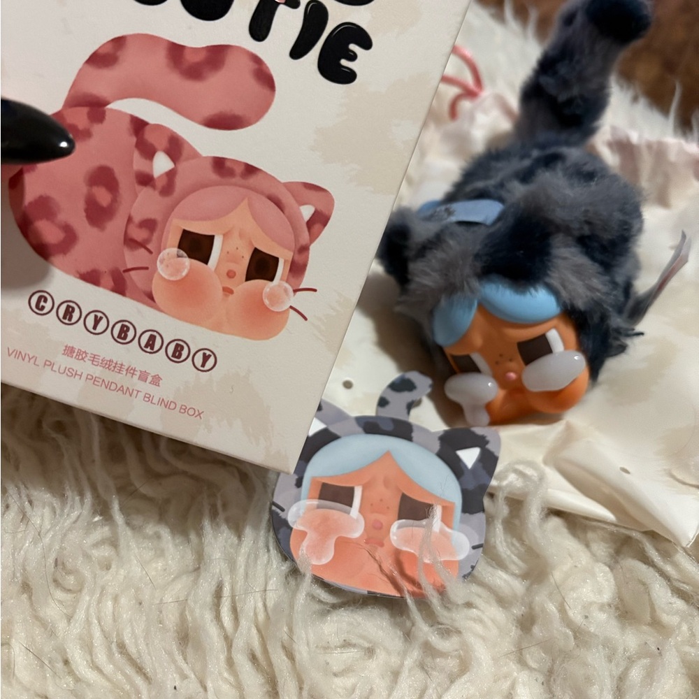 Crybaby Plush Pendant - Denim Cutie